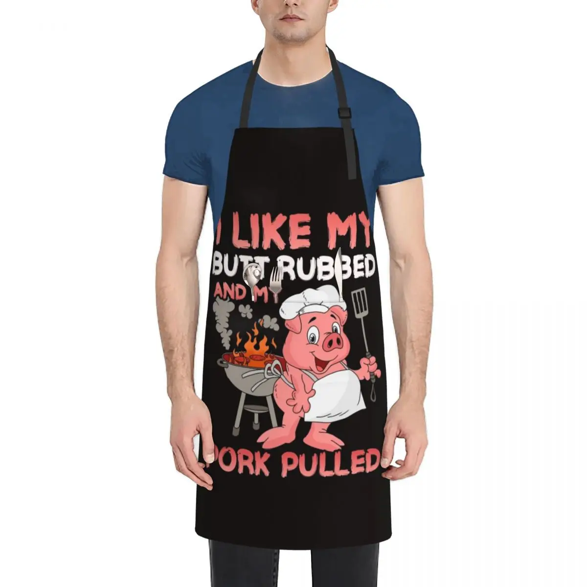 

Grilling shirt for men, dads, grandpas, brothers, and husbands. Use as cooking Apron when grilling. Makes a great gag gift Apron