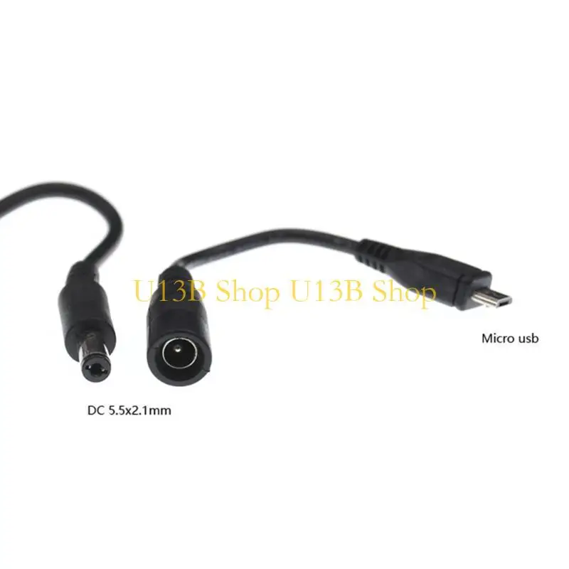 U13B 5V 3A Cable carga DC5521 MICRO USB MAL MAL CIEN