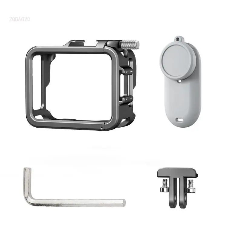 Metal Enclosure Cage for GO 3S, Provides Smooth Screen Usage and Flexible Switching Camera Metal Bezel