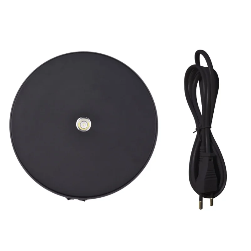 

Электрический поворотный стол для фотосъемки с LED-подсветкой, вращающийся на 360 градусов, для демонстрации товаров, ювелирных изделий и часов