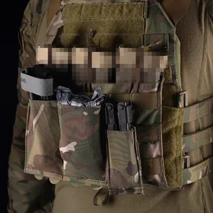 Tactical Molle Mag Airsoft Vest, single, double, triple storage bag, elastic box hunt, 5.56, 7.62 8 Main Sales Hunting Articles - №8