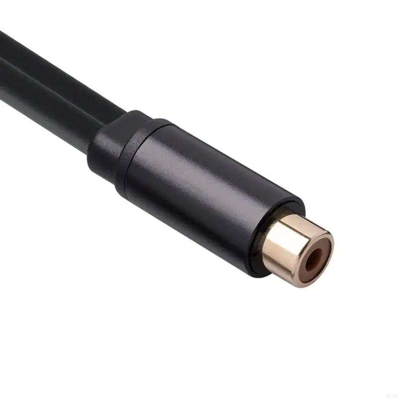 محول 573A RCA Y 1 RCA أنثى إلى 2 RCA ذكر Y كابل ستيريو رقمي