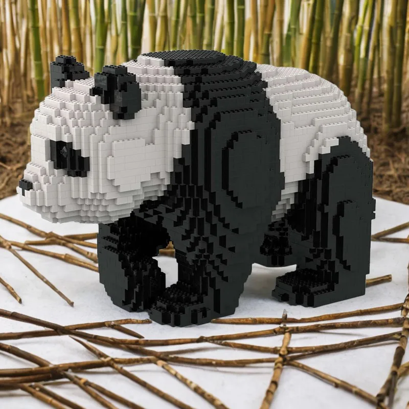 

5106 шт. Набор строительных блоков MOC Walking Panda, модель ограниченного выпуска, креативный DIY, милый питомец коллекционера!