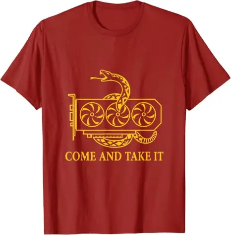 Come and Take It Gpu Ai Humor Lustiges Schlangen-T-Shirt Y2k Herrenmode Sarkastisches Spruch-T-Shirt Personalisierte Streetwear-Kleidung Neuheit – Detail 5
