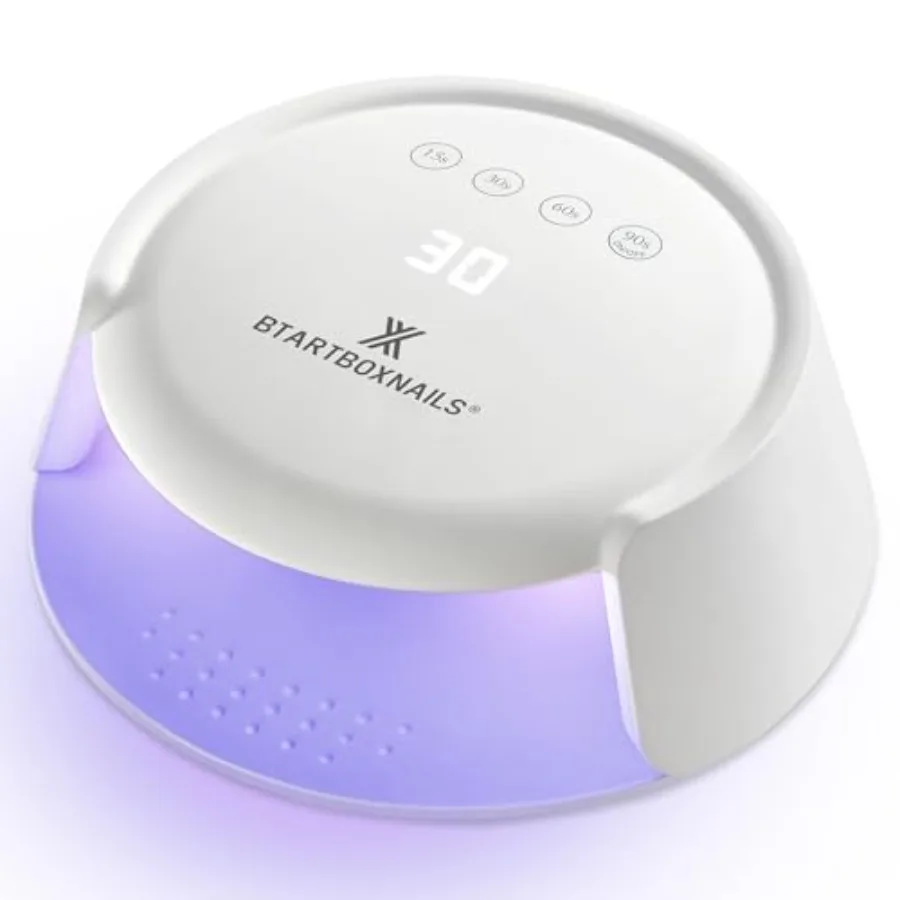 

XCuringPRO Nail Lamp - Globally Certified Nail Dryer Ecostead UV LED Beads Instant Cure Nail Light with 4 Timer Smart Sensor LC