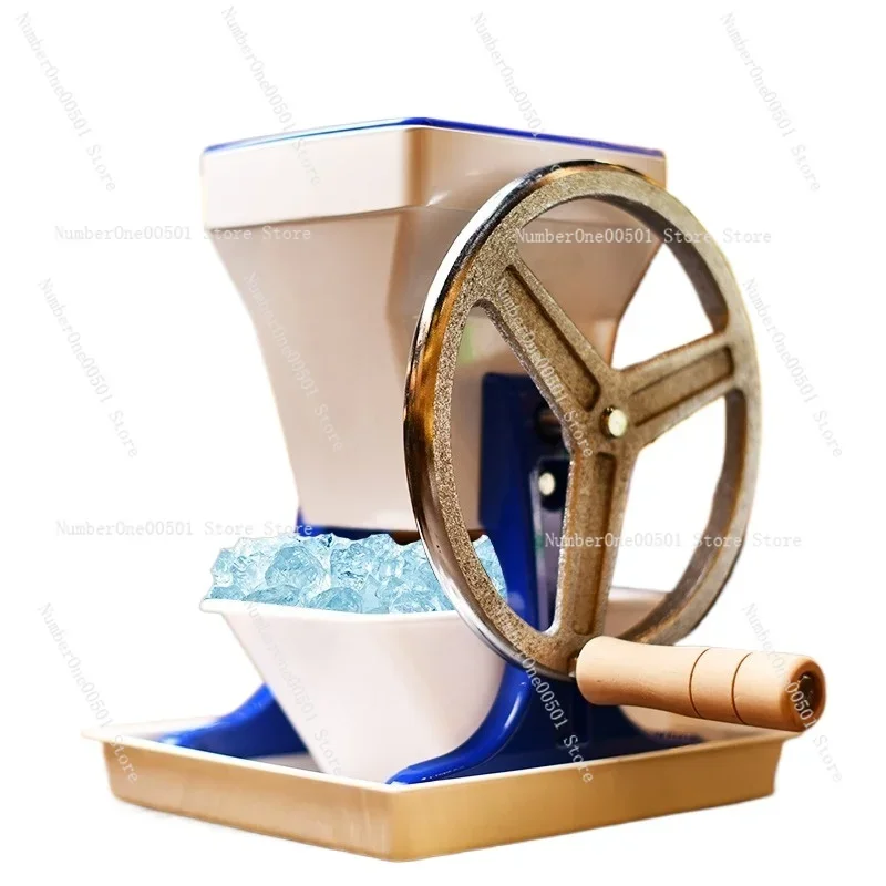 Commercial Manual Ice Crusher Hand Crank Ice Shaver for Bar Restaurant Snow Cone Maker