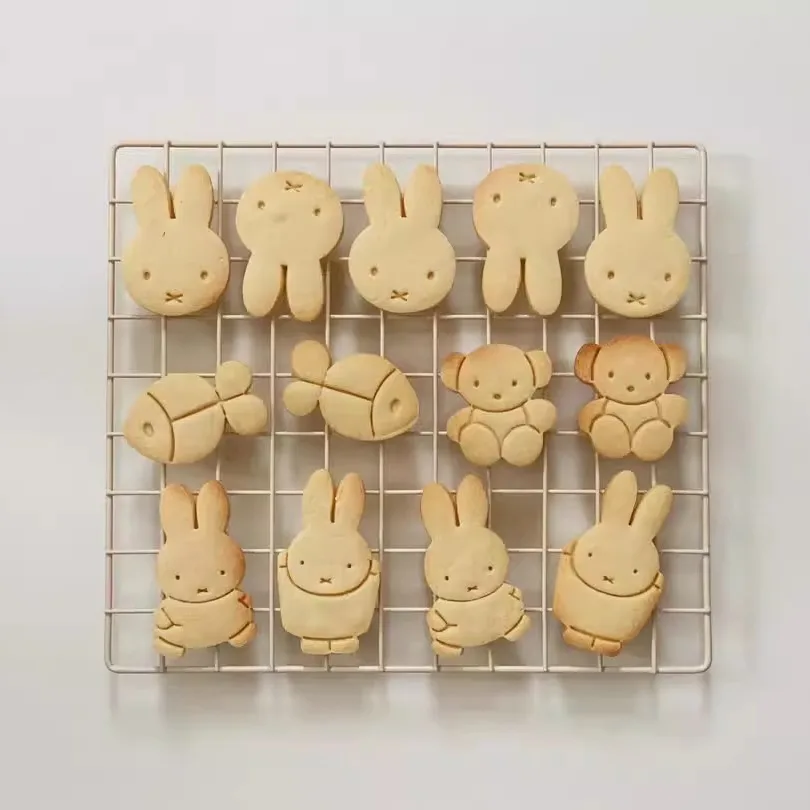 Miffy Boris Student DIY Cookie Molds Children's Cake House Baking Tools Kawaii Gift