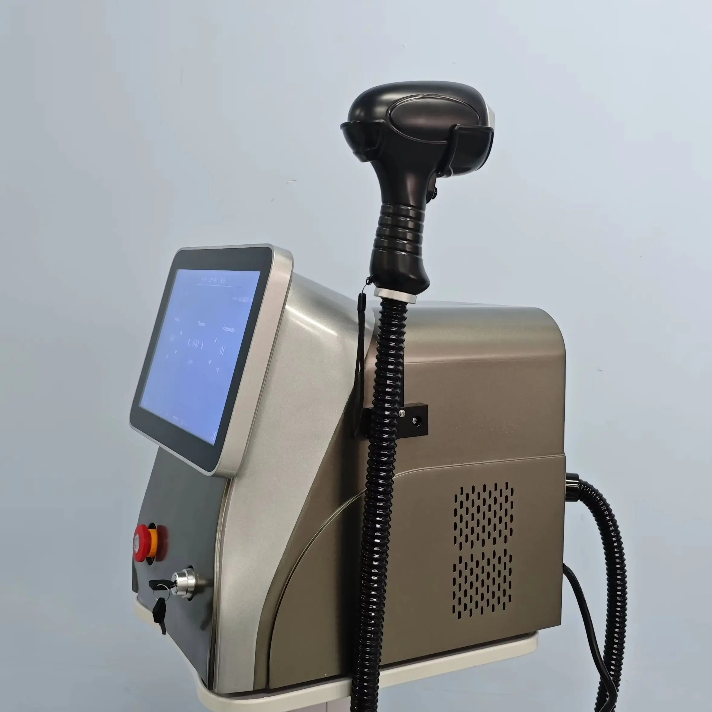 Professional Diode Ice Titanium Laser Hair Removal Machine Portable 808 755 940 1064 Alexandrite Device 4 Waves10 Target Strips