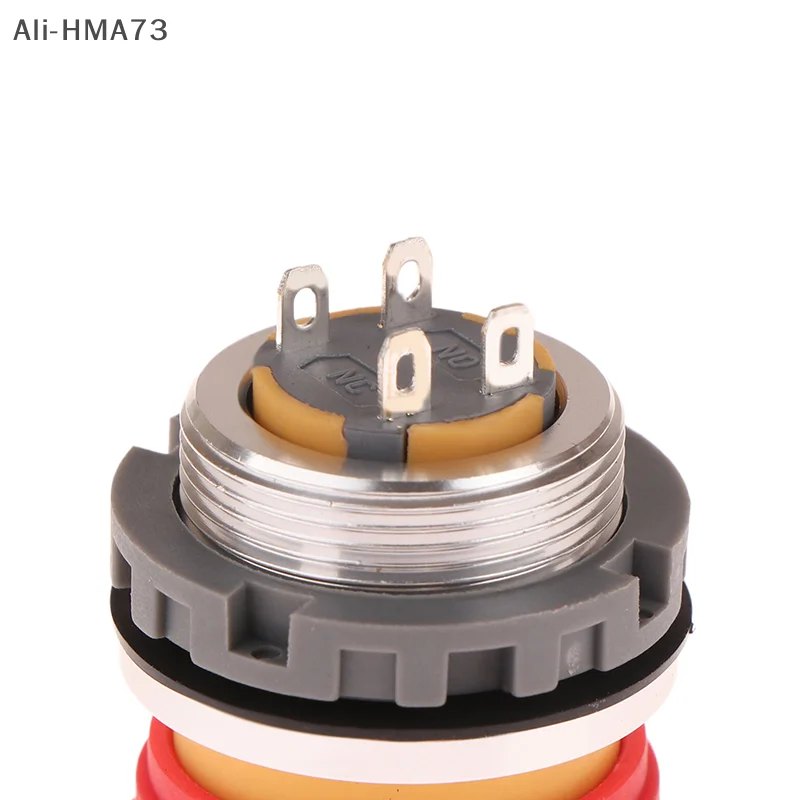 

1Pc Emergency Stop Button Switch16/22MM Plastic ON OFF Switch Self-Locking Stop Charging Pile Power Outage Switch