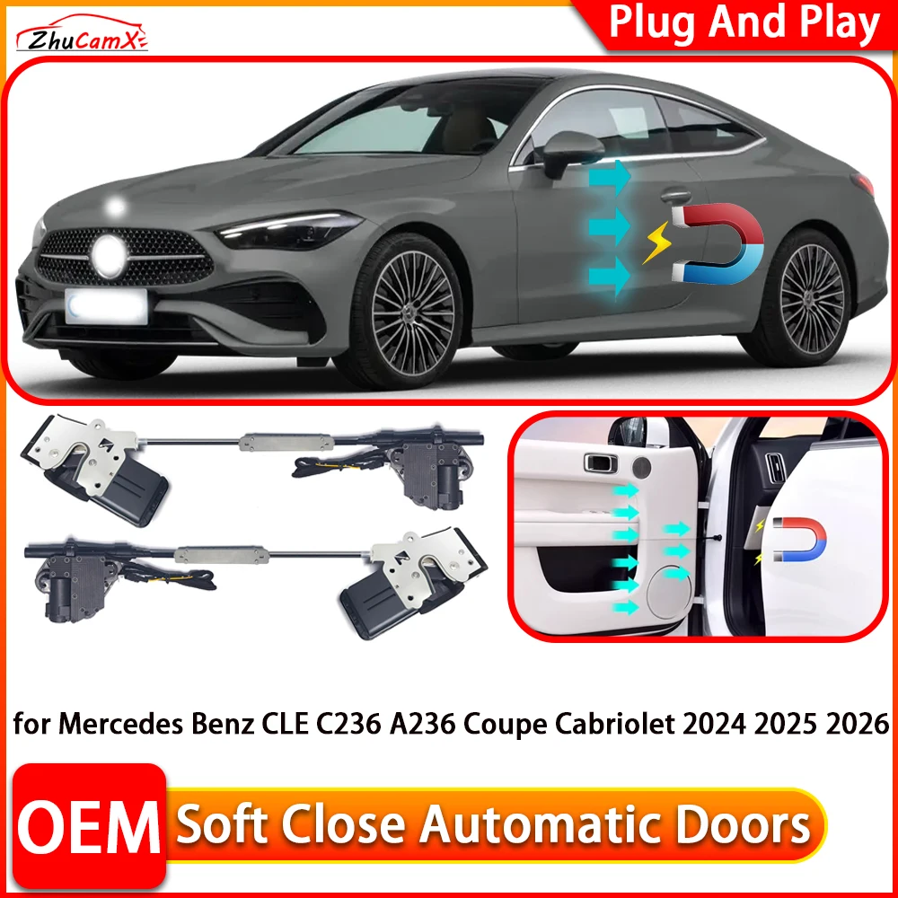 

for Mercedes Benz CLE C236 A236 Coupe Cabriolet Car Electric Soft Close Door Closer Power Closing Door Comfort Closing System