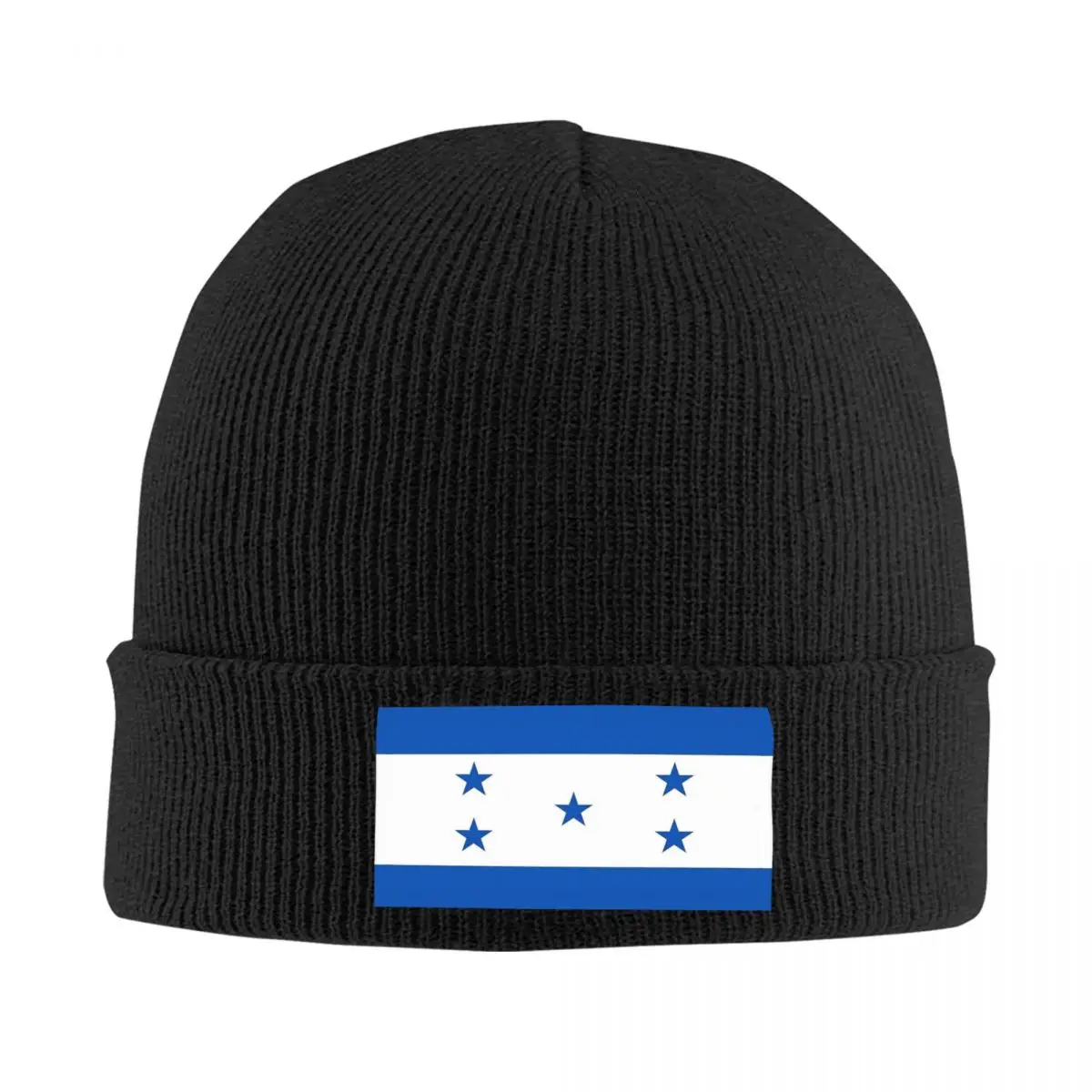 Honduran Flag Knitted Hat Beanies Autumn Winter Hat Warm Color Cap for Men Women Gift