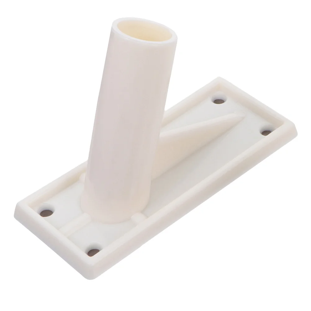 

Shelf Brackets Heavy Duty Flag Pole Metal Flagpole Base Wall Holder Adhesive White