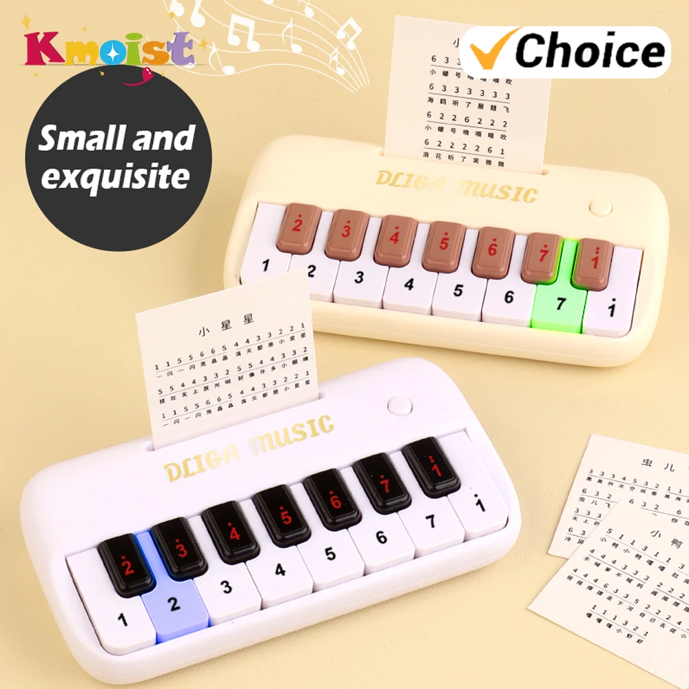 Mini Electric Keyboard Multifunctional Electronic Organ Piano Early Education Toy Light Learning Music Instrument Toy Xmas Gifts