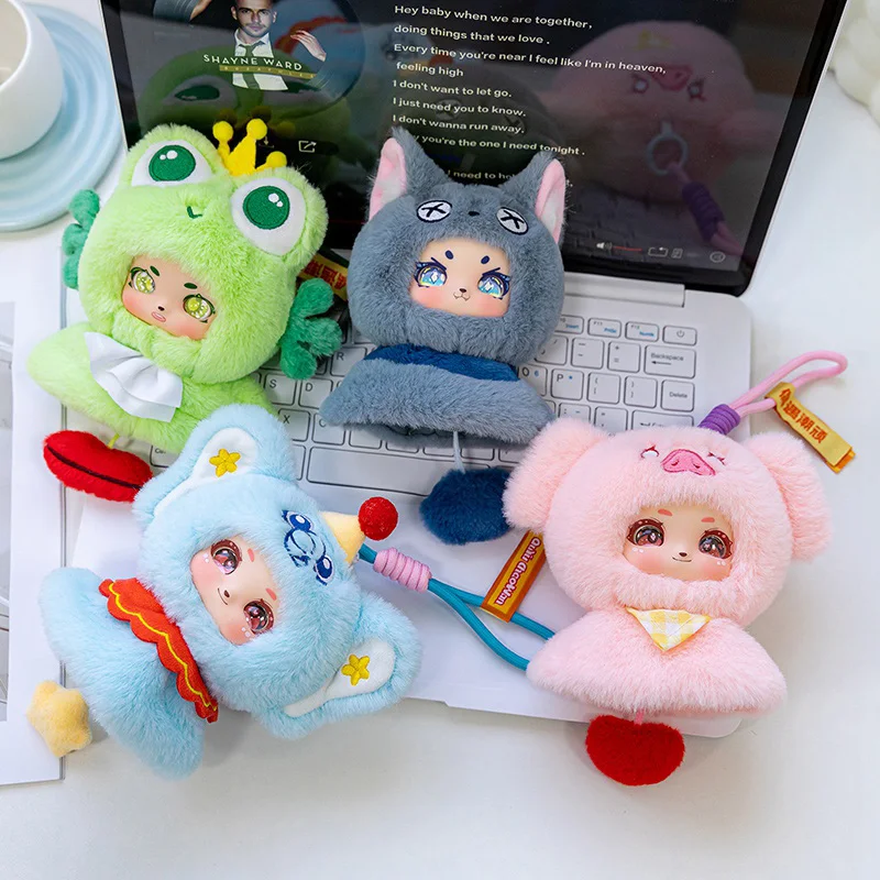 

13cm/5.11in Fairy Tale Town Vinyl Doll Plush Toy Backpack Pendant Stuffed Plush Toy Cartoon Anime Cute Gift For Kids,Friends