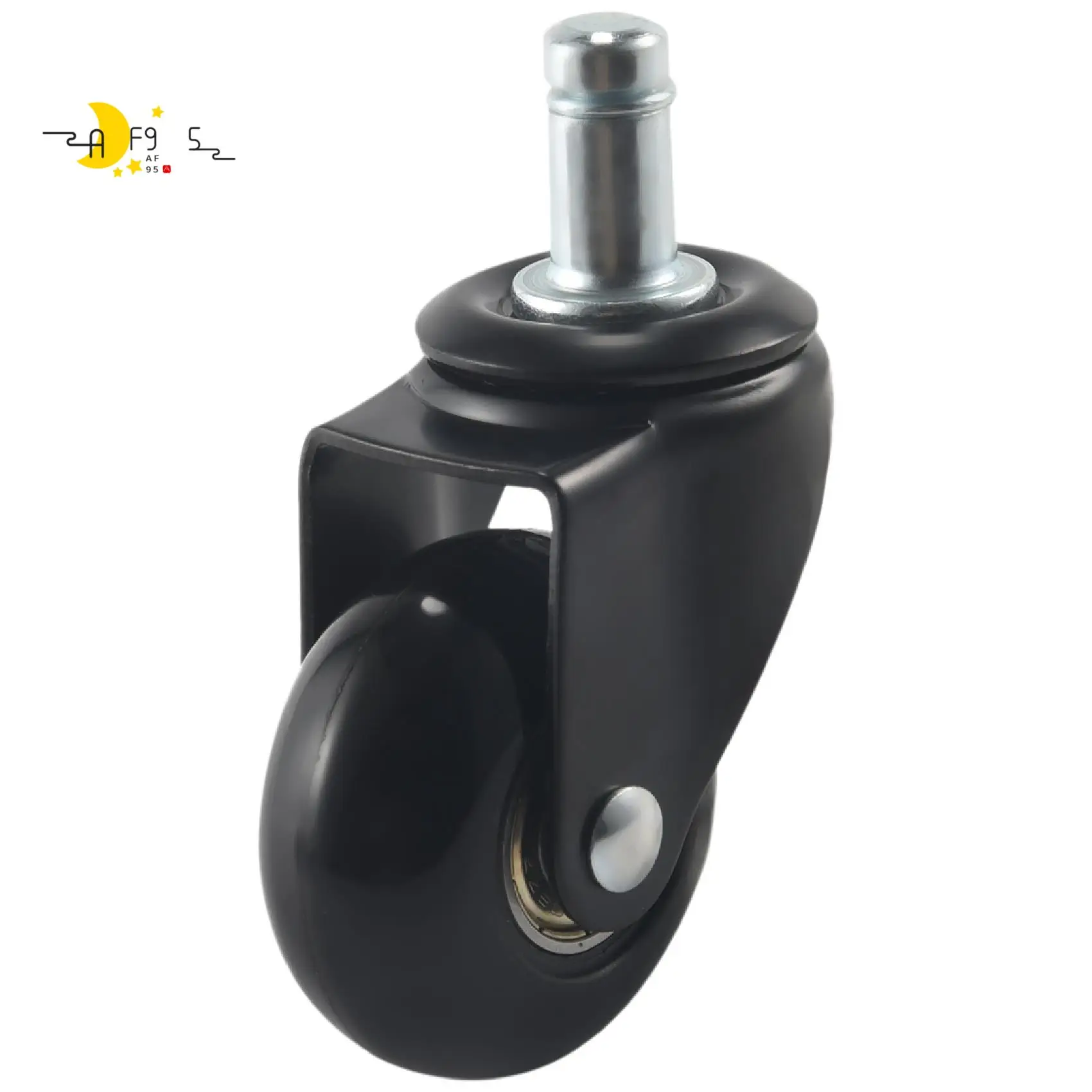 

AF95-5 Pcs Replacement Chair Caster Wheels 2 Inch, Heavy Duty Wheels With Plug-In Stem 7/16 X 7/8 Inch,Quiet & Smooth Rolling