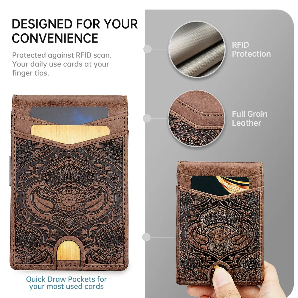 

Luxury high quality men's card pack PVC Business classic men's Card holder Bank card bag Wallet