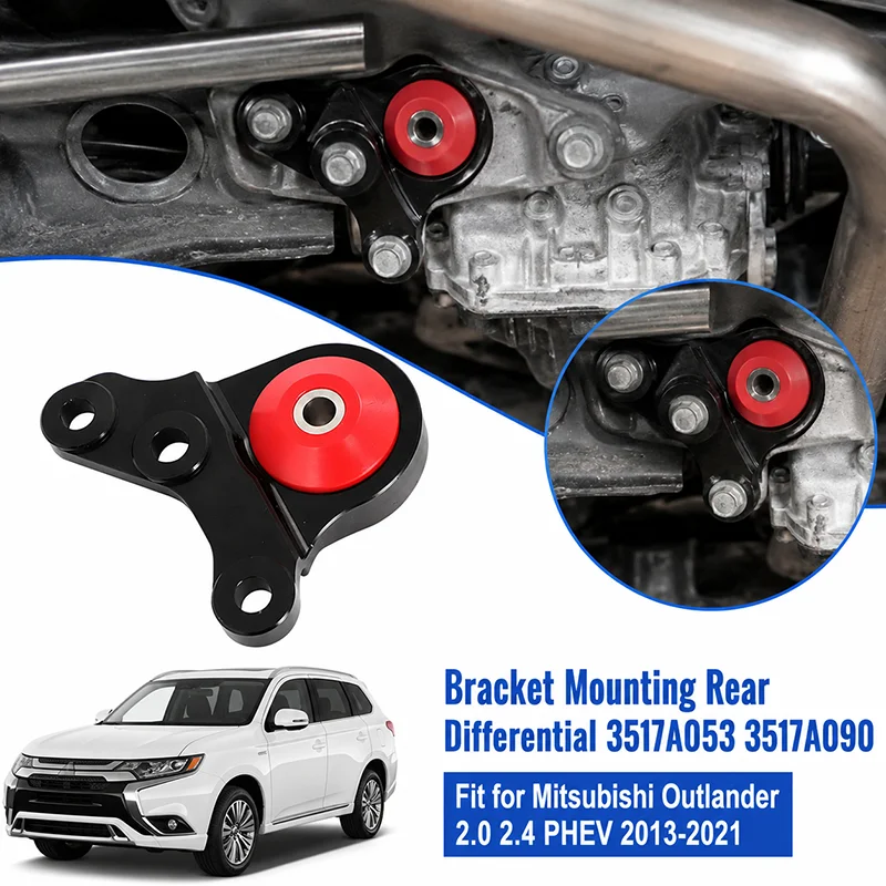 Passend für Mitsubishi Outlander PHEV 2013-2021 Halterungsbefestigung Hinterachsdifferential 3517A053 3517A090 Differentialhalterung