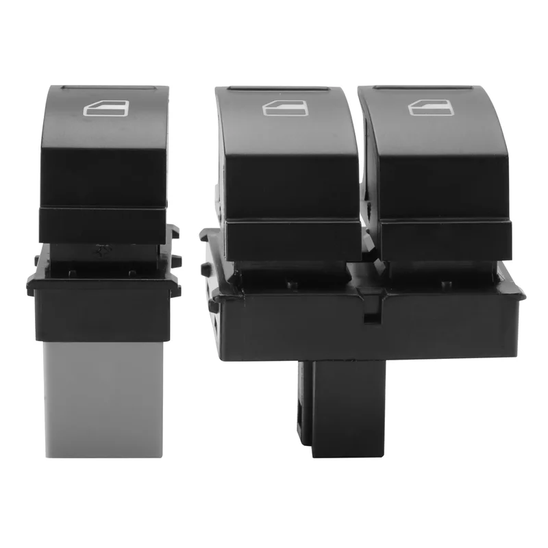 

Переключатель стеклоподъемника, черный для VW Caddy 2K Jetta EOS Golf MK5 Passat B6 Polo 1K3959857A 1K3959855