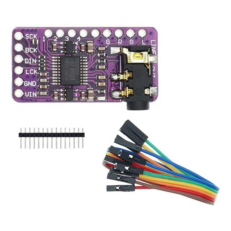 I2S PCM5102A DAC Decoder GY-PCM5102 I2S Player Module For Raspberry Pi PHAT Format Board Digital PCM5102 Audio Board