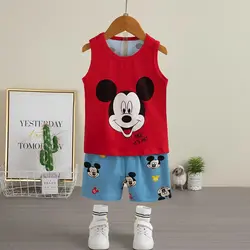 Vest+Shorts 2pcs boy Clothing Set Cartoon  Summer Kids Baby Boys Casual Tracksuit Clothes Suit