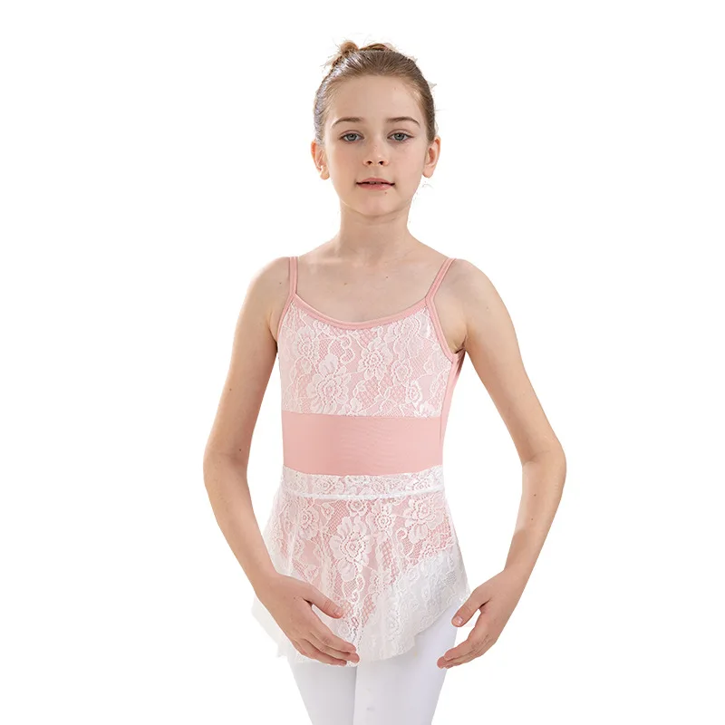 Maillot de Ballet THEEPER para Niñas, Transpirable y Elástico, para Práctica y Espectáculos de Ballet, Ropa de Ballet Infantil