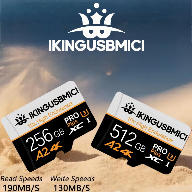 Universal SD Cards Micro SD Card TF Cards Memory Card 64GB 128GB 256GB 512GB Class 10 U1 for Security Camera Surveillance