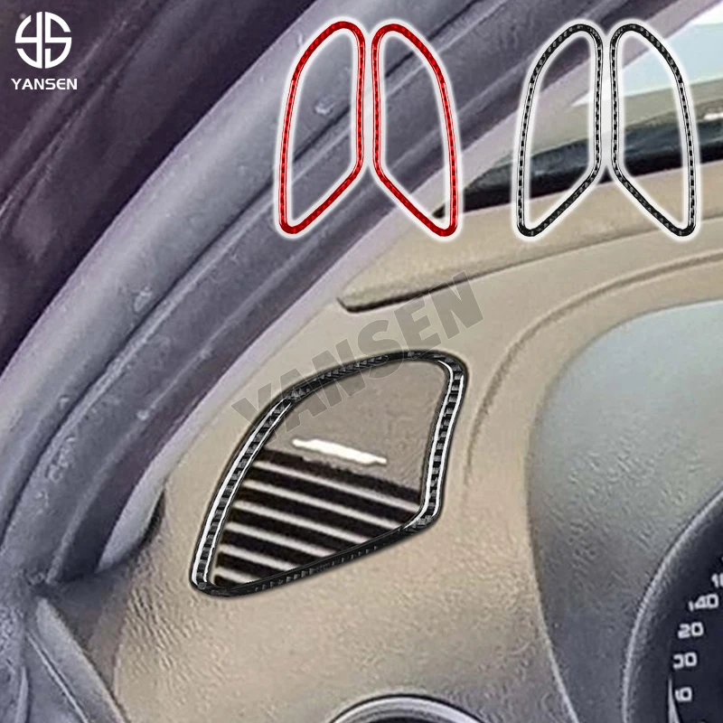 

Car Dashboard Air Outlet Carbon FiBer Sticker For Alfa Romeo 159 2005 2006 2007 2008 2009 2010 2011 Interior Accessories