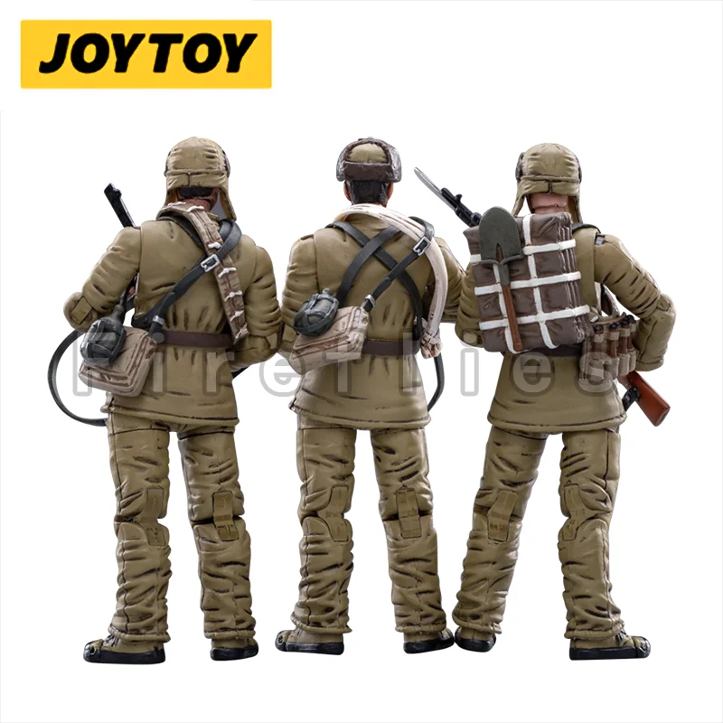 1/18 JOYTOY Action Figure (3 ชิ้น/เซ็ต) คนจีนอาสาสมัครกองทัพฤดูหนาวชุดคอลเลกชันรุ่นของเล่น