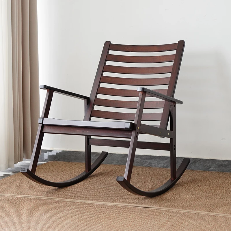 Rocking Chair Reclining Chair Adult Lazy Chair Lunch Break Balcony Home Leisure Sleeping Living Room Elderly Lunch Break Leisure