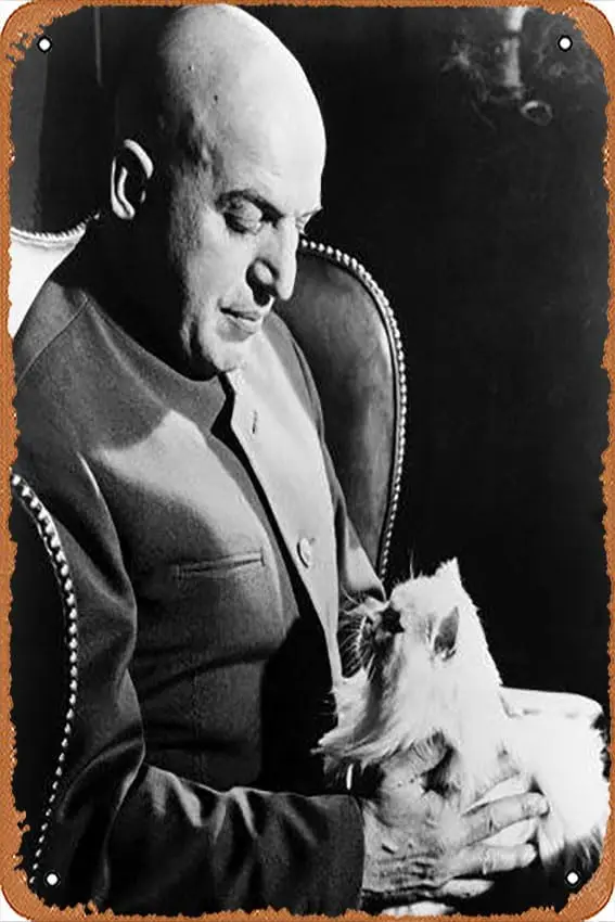 Metal Tin Sign 8 X 12 Inch - Telly Savalas - Poster Metal Plaque Cafe, Bar, Home Wall Decor sign