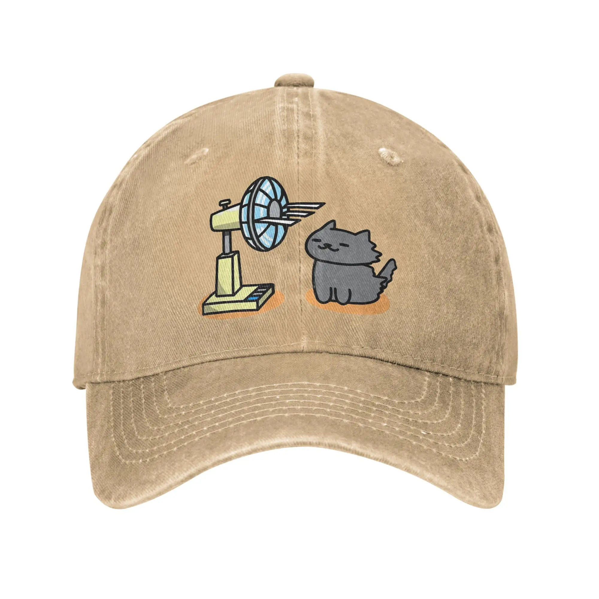 

Summer Korean Version Retro Minimalist Printed Baseball Cap Sun Breathable Custom Washed Trucker Hat Unisex Sport Snapback Cap