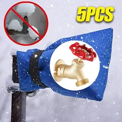 Outdoor Faucet Covers Frost Protection Cover Anti-Freeze Insulation Sleeve Outdoor Frost Protective Cover Winter Faucet Sleeves