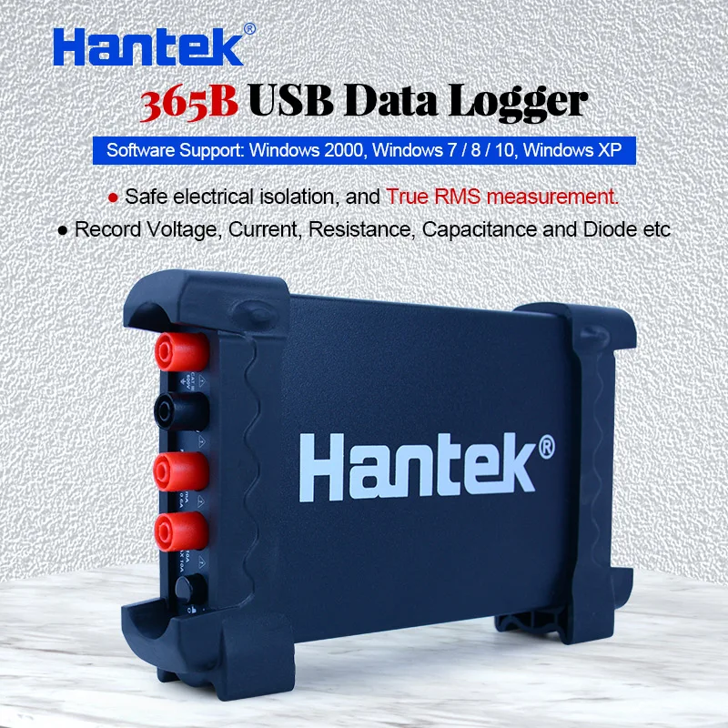 Hantek 365B Digital Data Logger True RMS Record with USB connect Current Resistance Capacitance mesurement long time recorder