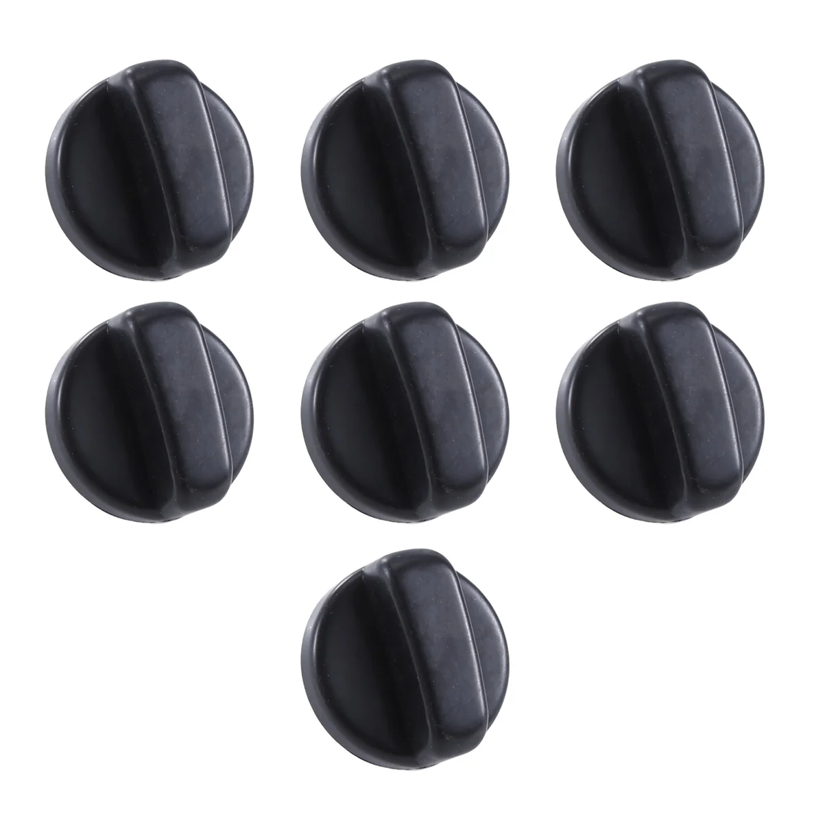 7 pcs. 8mm hole black gas stove cooker rotary switch knobs for the kitchen