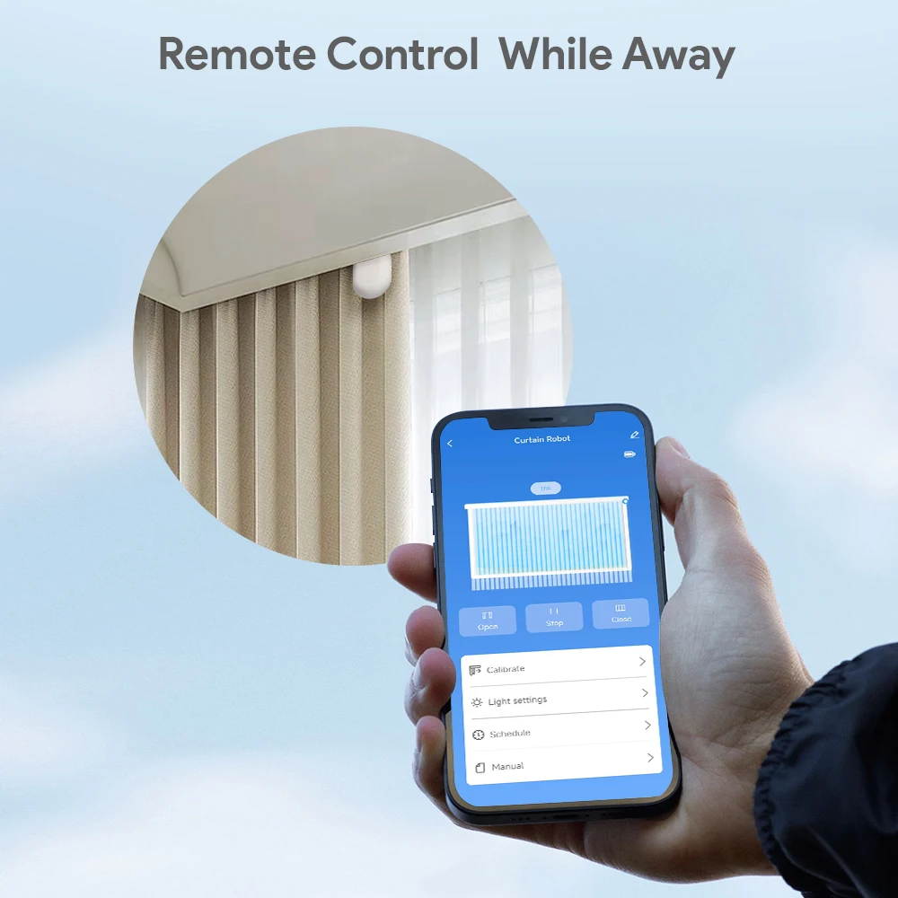 Tuya Smart Zigbee / محرك ستارة بلوتوث مع خطافات ستارة ذكية انتهازي روبوت يدعم Siri Google Home Alexa التحكم الصوتي