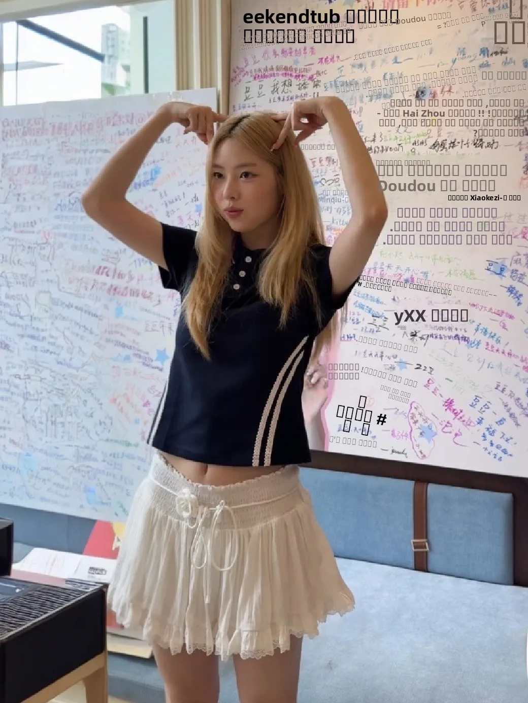 

Wedhub Korean Sle Versatile Slim Fit Top T-irt 2025 New Summer Casual ort Sve Pure Color American Leisure