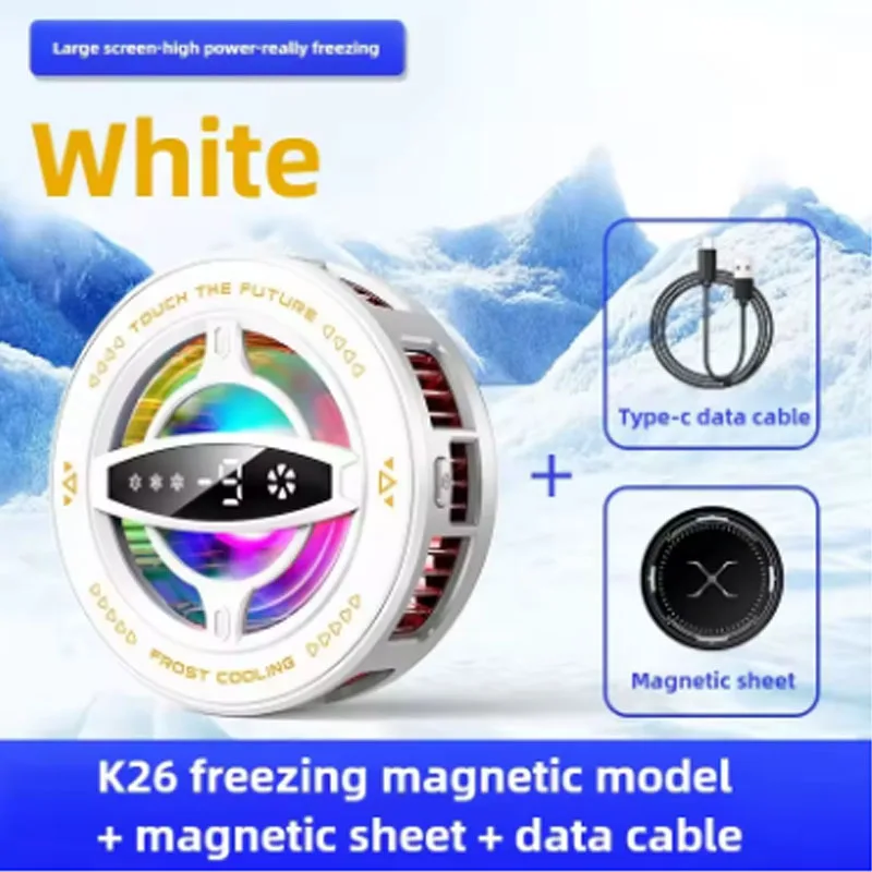 Magnetic Or back back clip Mobile Icing radiator for LG K41S  Infinix Zero X Pro POCO F4 universal gaming mobile cooling fan