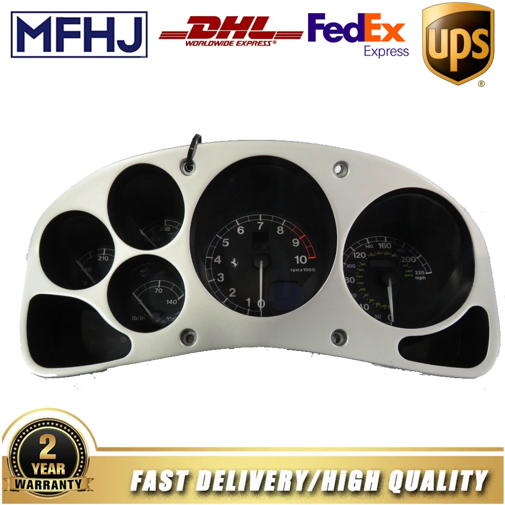 

Speedometer Head Cluster For Ferrari 360 Spider 6 Speed P/N 190027