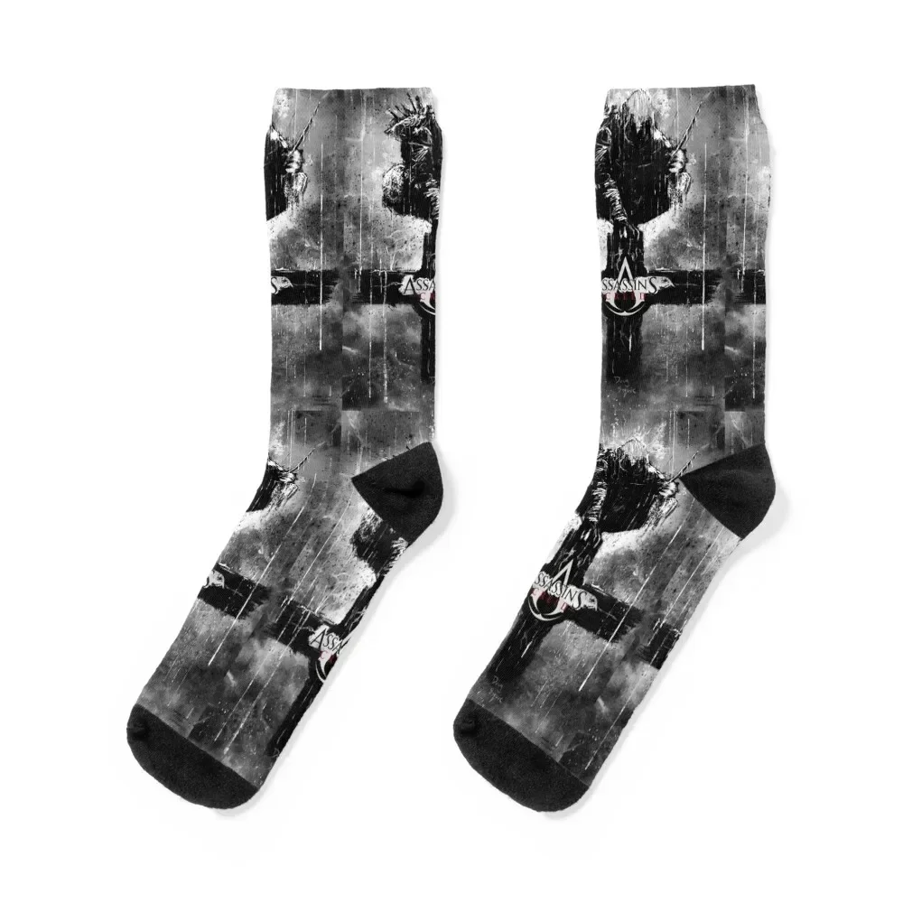 Assassin’s Creed Cross Socks men cotton high quality funny gifts Sports Men's Socks Women's