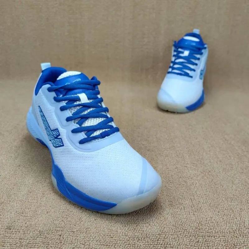 Luxury Brand Badminton Shoe Hard-Wearing Indoor Court Shoes Mesh Breathable Tennis Shoes Good Quality Table Tennis Shoes Unisex