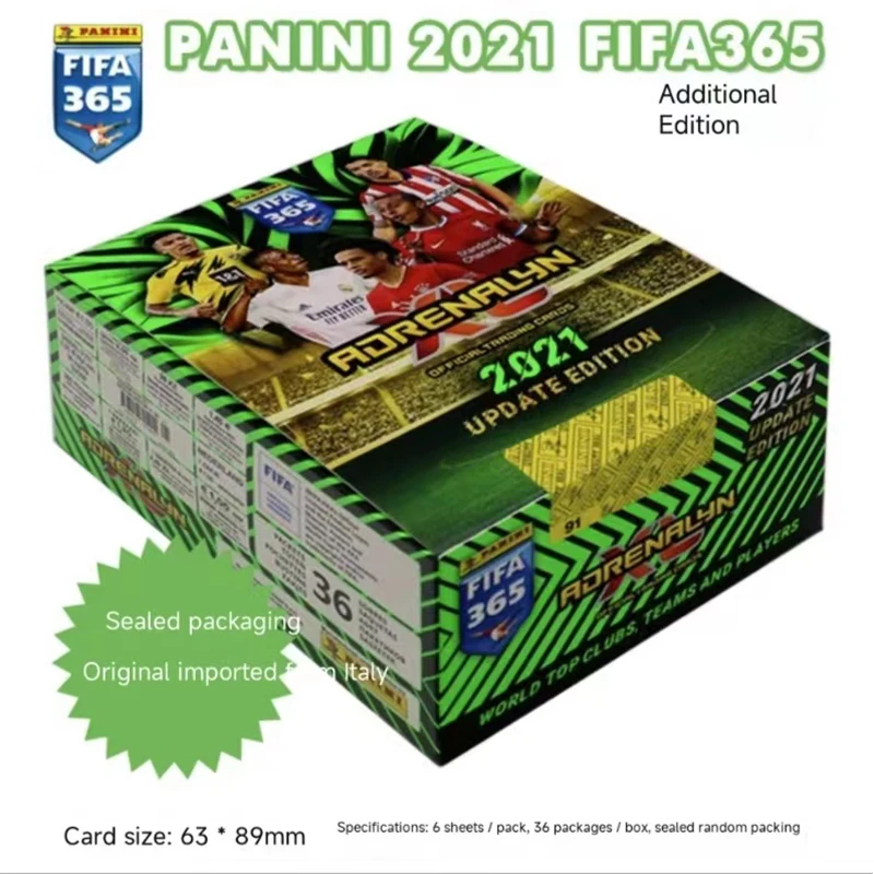 Panini 2021 Fifa365 Genuine Football Star Rare Collection Card Game Toys Canned Boxed Additional Version Christmas Birthday Gift