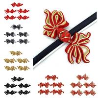 5 Pairs Traditional Chinese Knot Frog Button Closures Sewing