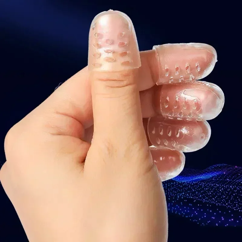 High Elasticity Transparent Breathable Silicone Toe Protectors, Prevent Blisters, Calluses And Corns, Anti-Friction Foot Care