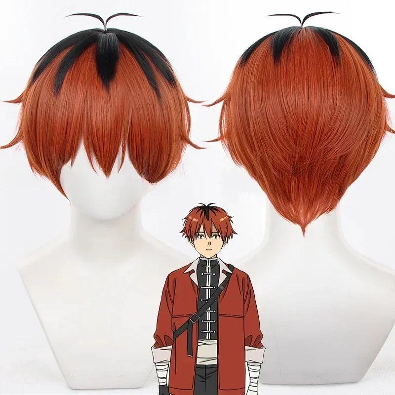 Fantasia de cosplay de Frieren Beyond Journey's End Stark, peruca, jaqueta, luvas, anime, adereços de dramatização, festa de Halloween, homens e mulheres