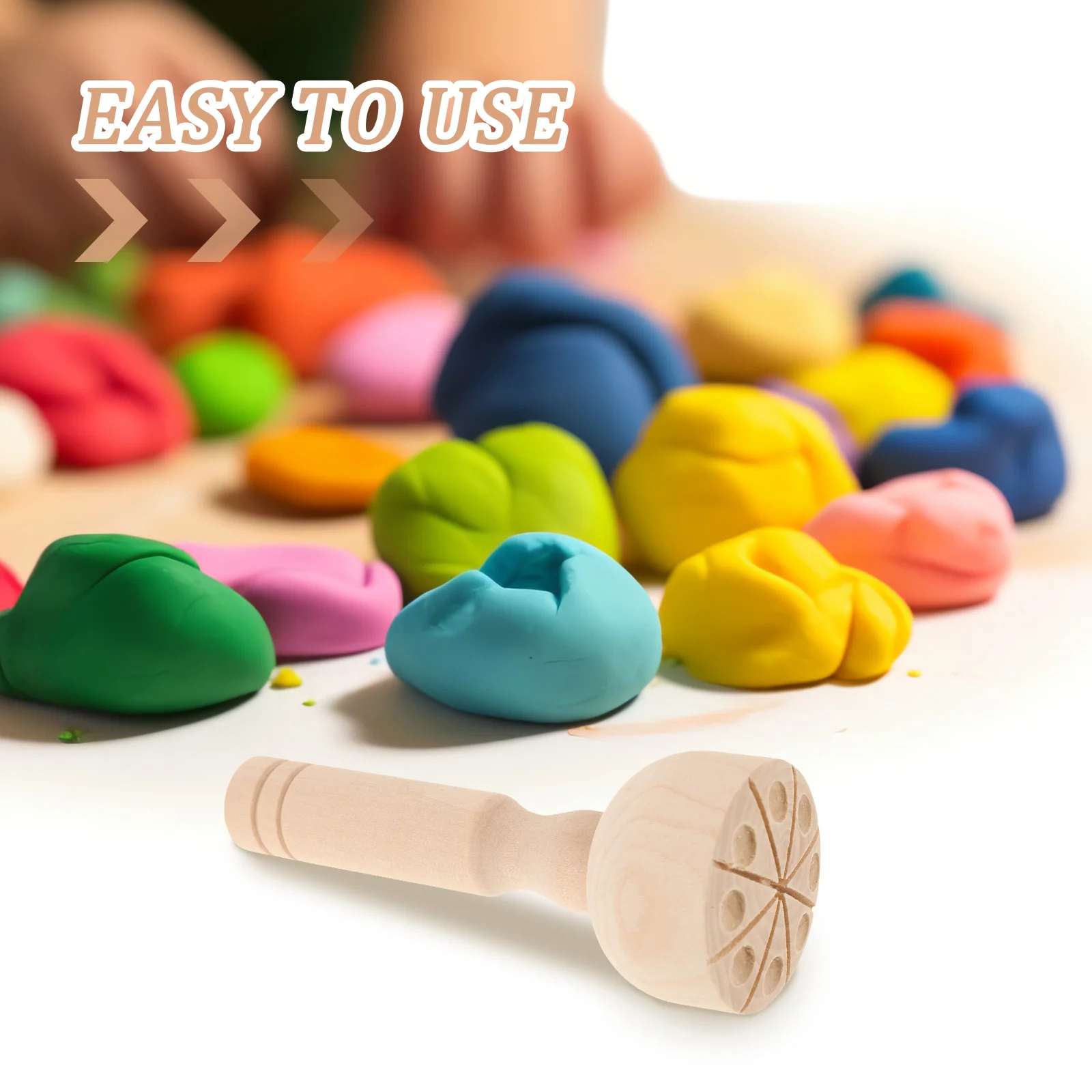 مجموعة أدوات تشكيل المقبض الخشبي الفاخر للطوابع اليدوية وأدوات تصميم الفخار للمشروعات الإبداعية للأطفال