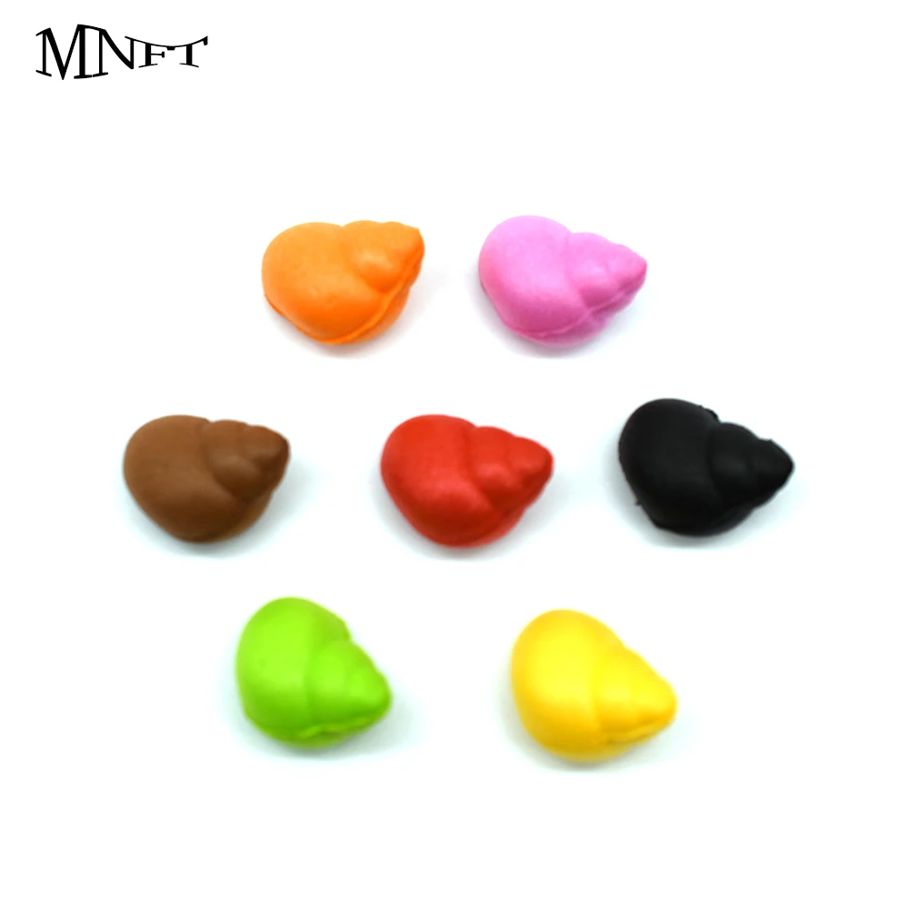 MNFT 12Pcs Carp Fishing EVA POP Up Bait Realistic River Snail Carp Float Boilies Baits Fishing Lures for Hair Rig