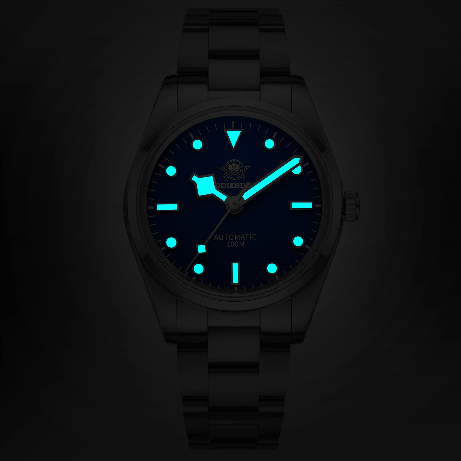 ADDIESDIVE Luxury Dress Watch NH35 Automatic Sapphire Glass Men's Watch Waterproof 100M BGW9 Luminous Mechanical Watches AD2113