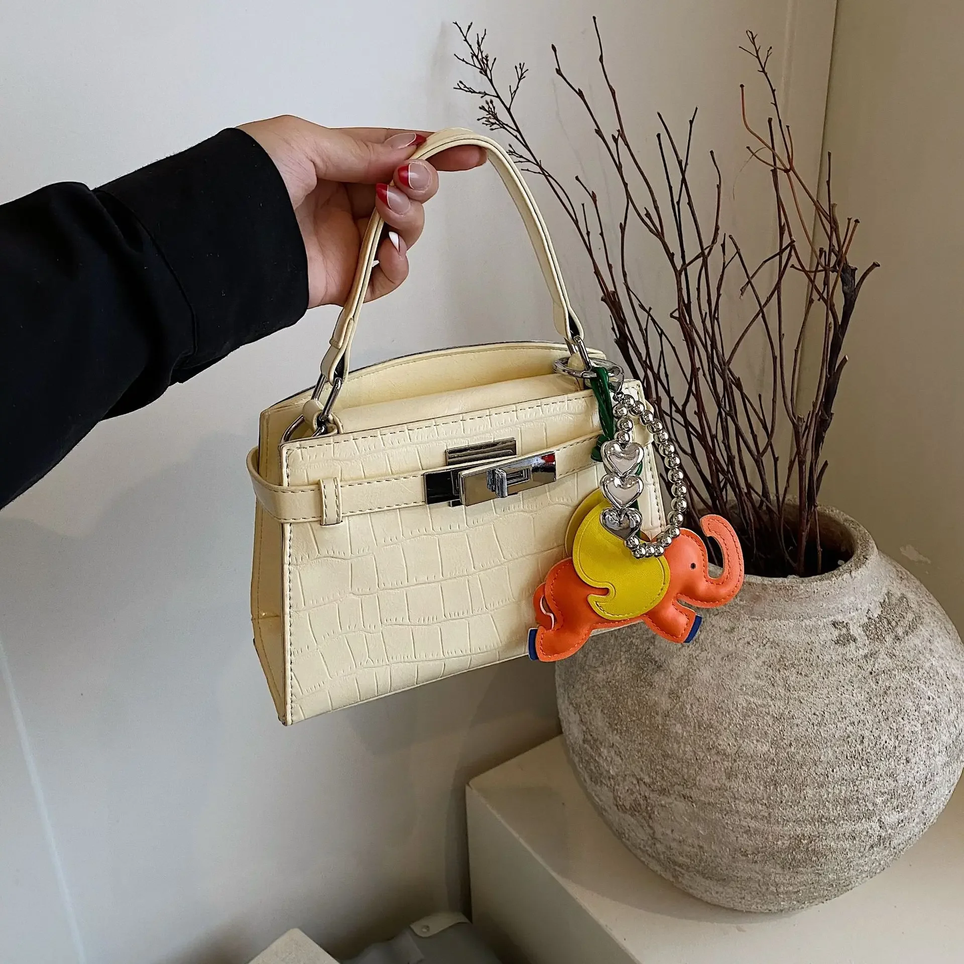 

2025 Designer Kelly Bag - Women's Chic Mini Crossbody, Vegan Leather Shoulder Purse for Summer Outfits