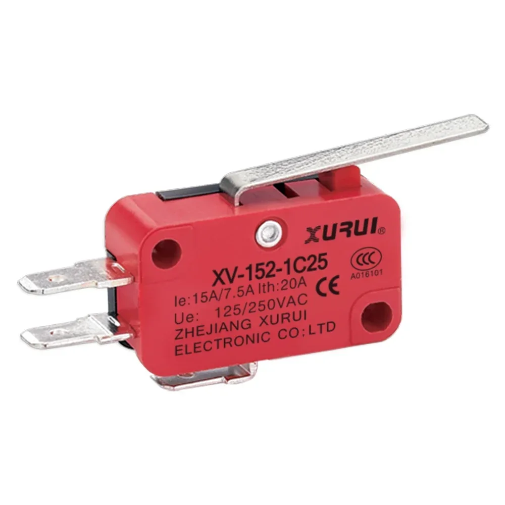 

100PCS Electrical Miniature Momentary Micro Switch with Lever