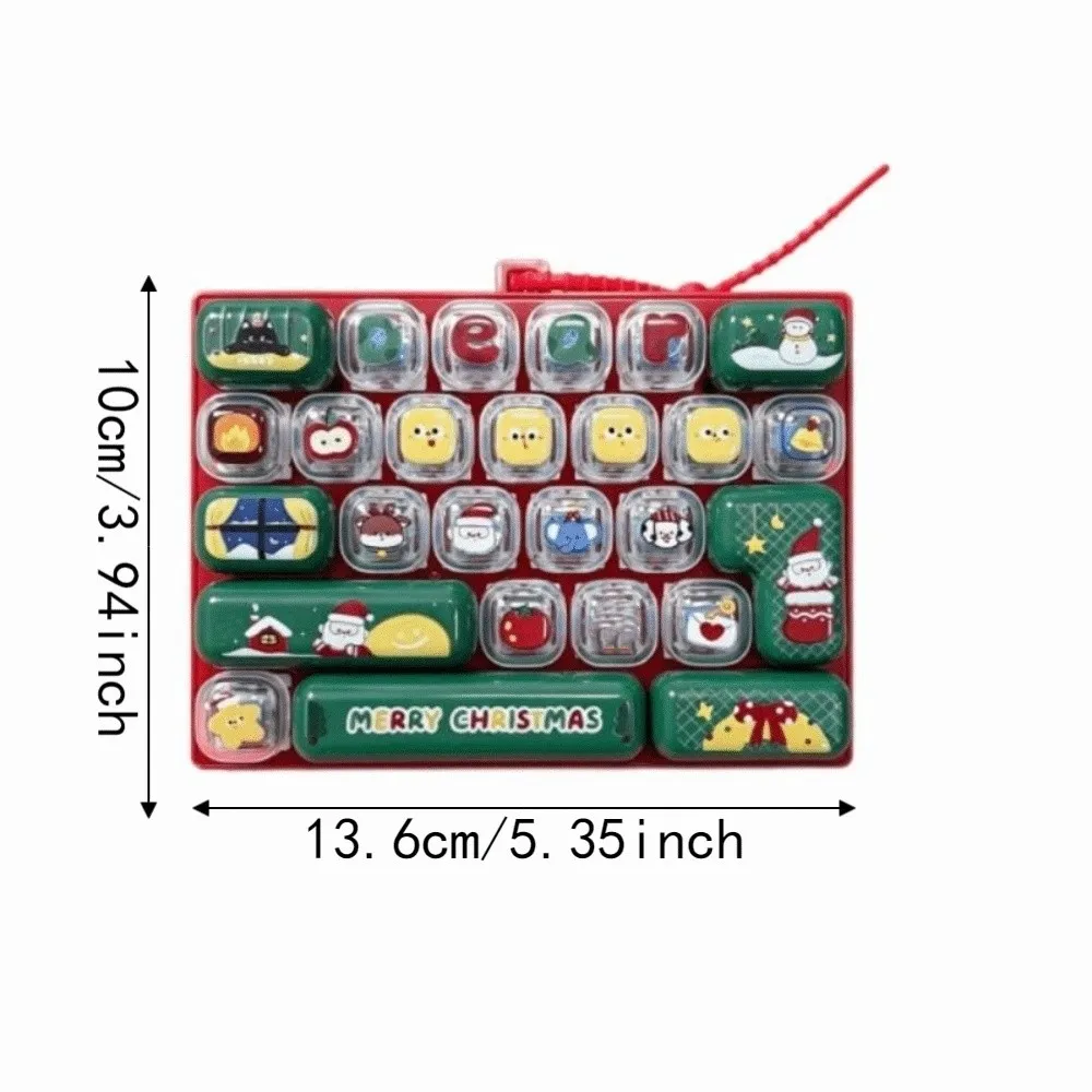 26-Tasten-Entspannungsknopf, niedliches Design, kleines Geschenk, Mini-Tastatur-Anhänger, Taschenanhänger, kreativer Stil – Detail 1